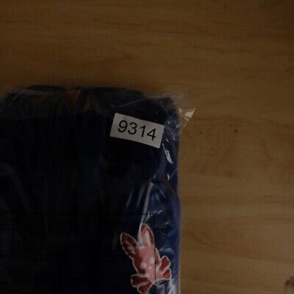 Psycho Bunny Blue Performance Jacket with Rainbow Stripes - Picture 11 of 11